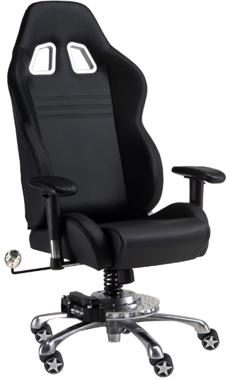 Black pitstop chair